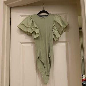 Zara Green Bodysuit